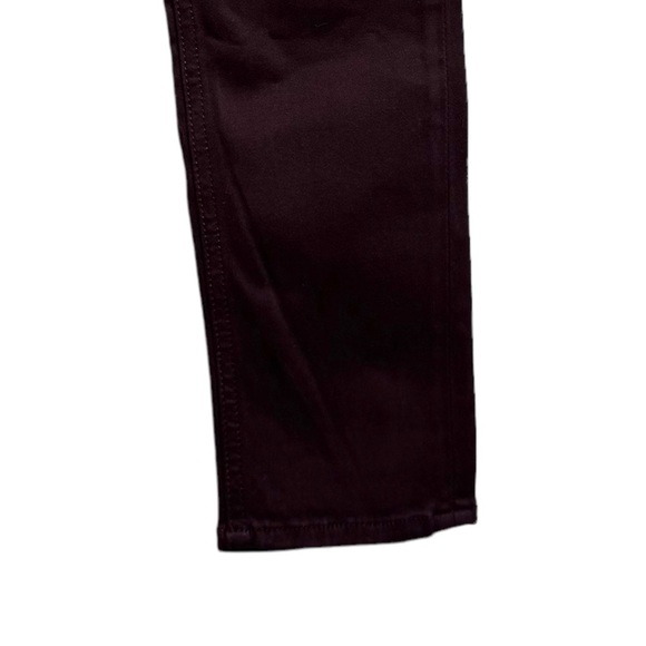 Rag and Bone Jean for Aritzia Mid Rise Skinny Leg Wine Brown Red Jegging 25 - Picture 8 of 15